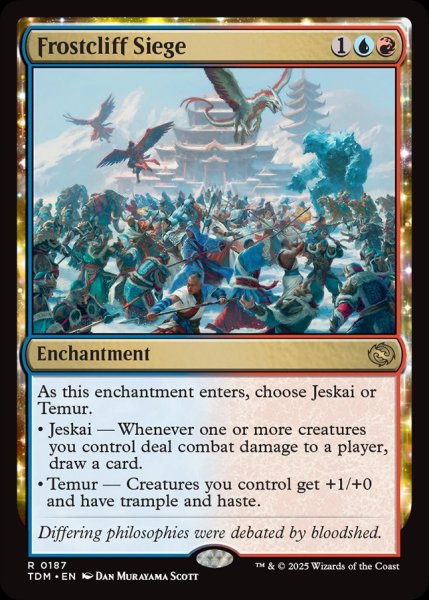 画像1: 【ENG】降霜断崖の包囲/Frostcliff Siege [MTG_TDM_0187_R] (1)