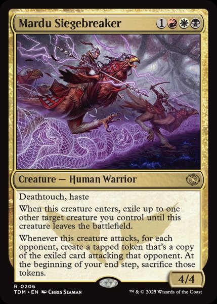 画像1: 【ENG】マルドゥの包囲破り/Mardu Siegebreaker[MTG_TDM_0206_R] (1)