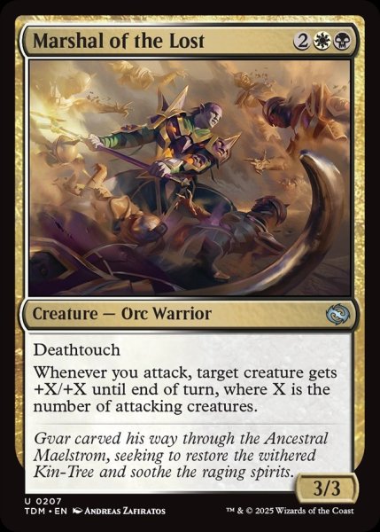 画像1: 【ENG】斃れし者の指揮官/Marshal of the Lost [MTG_TDM_0207_U] (1)