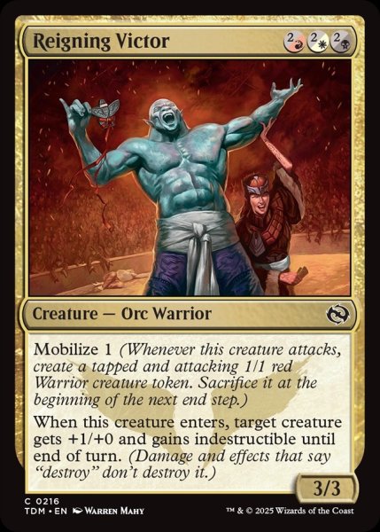 画像1: 【ENG】君臨せし勝者/Reigning Victor [MTG_TDM_0216_C] (1)