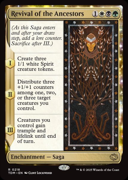 画像1: 【ENG】祖先たちの蘇生/Revival of the Ancestors [MTG_TDM_0218_R] (1)