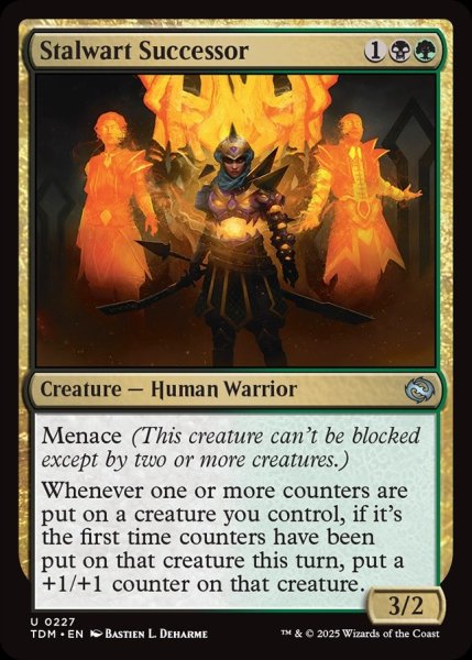 画像1: 【ENG】忠誠なる継承者/Stalwart Successor [MTG_TDM_0227_U] (1)