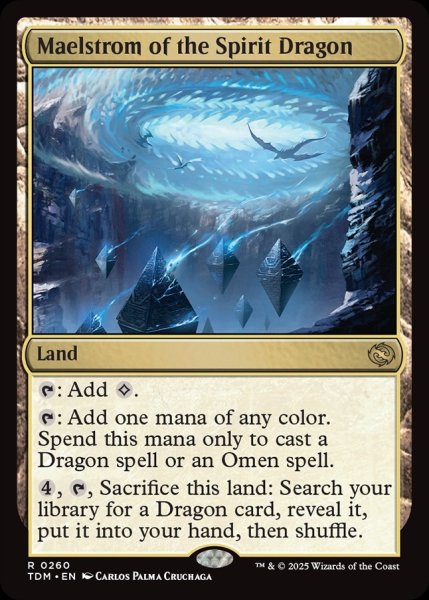 画像1: 【ENG】精霊龍の大渦/Maelstrom of the Spirit Dragon [MTG_TDM_0260_R] (1)