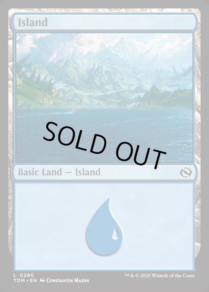 画像1: 【ENG】島/Island[MTG_TDM_0280_C] (1)