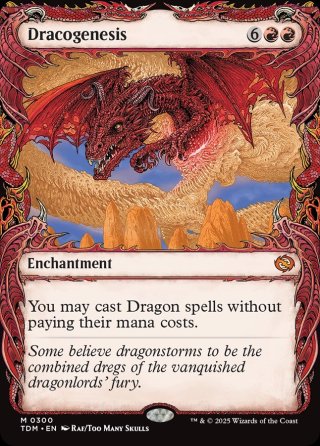 FOIL)龍の創始/Dracogenesis《日本語》【TDM】