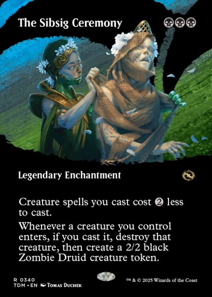 画像1: 【ENG】シブシグの儀式/The Sibsig Ceremony [MTG_TDM_0340_R] (1)