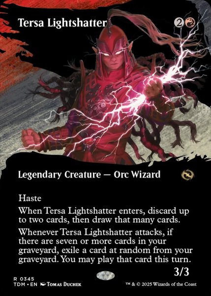 画像1: 【ENG】光砕く者、テルサ/Tersa Lightshatter [MTG_TDM_0345_R] (1)