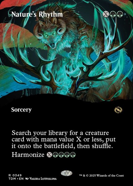 画像1: 【ENG】自然の律動/Nature's Rhythm [MTG_TDM_0349_R] (1)
