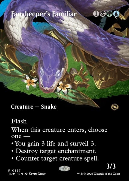 画像1: 【ENG】牙の番人の使い魔/Fangkeeper's Familiar [MTG_TDM_0357_R] (1)