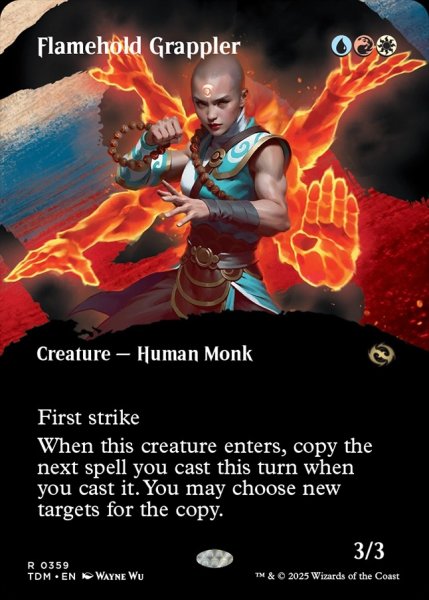 画像1: 【ENG】担炎の闘士/Flamehold Grappler [MTG_TDM_0359_R] (1)