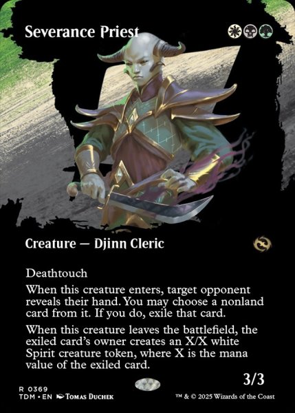 画像1: 【ENG】★Foil★絶縁の僧侶/Severance Priest [MTG_TDM_0369_R] (1)