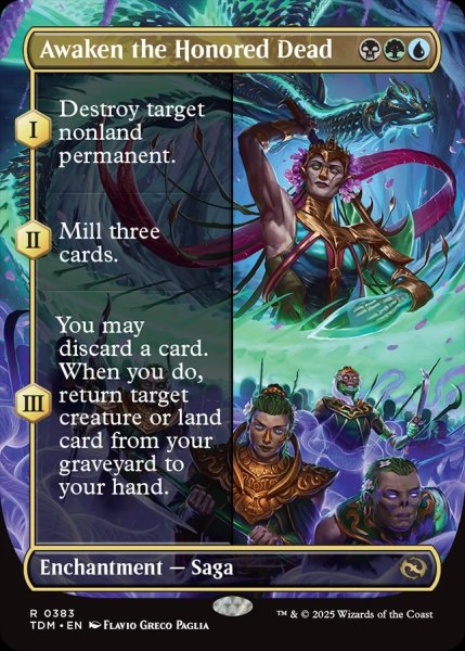 画像1: 【ENG】誉れある死者の目覚め/Awaken the Honored Dead [MTG_TDM_0383_R] (1)