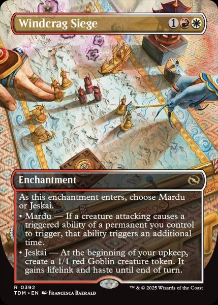 画像1: 【ENG】★Foil★強風岩峰の包囲/Windcrag Siege [MTG_TDM_0392_R] (1)
