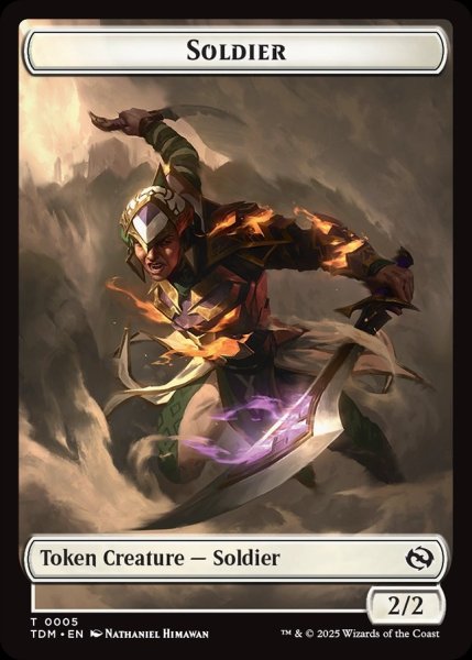 画像2: 【ENG】兵士+兵士トークン/Soldier+SoldierToken[MTG_TDM_0004/0005_T] (2)
