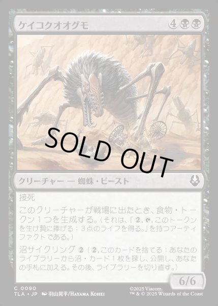 画像1: 【JPN】ケイコクオオグモ/Canyon Crawler[MTG_TLA_0090_C] (1)