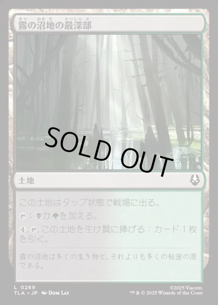 画像1: 【JPN】霧の沼地の最深部/Foggy Bottom Swamp[MTG_TLA_0269_C] (1)