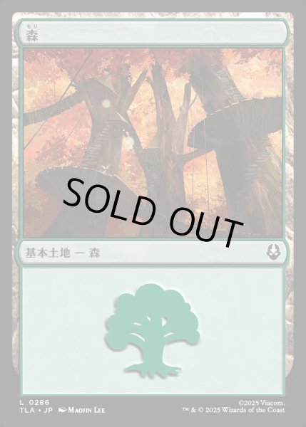 画像1: 【JPN】森/Forest[MTG_TLA_0286_C] (1)