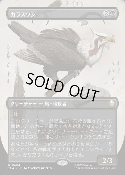 画像1: 【JPN】カラスワシ/Raven Eagle[MTG_TLA_0324_R] (1)