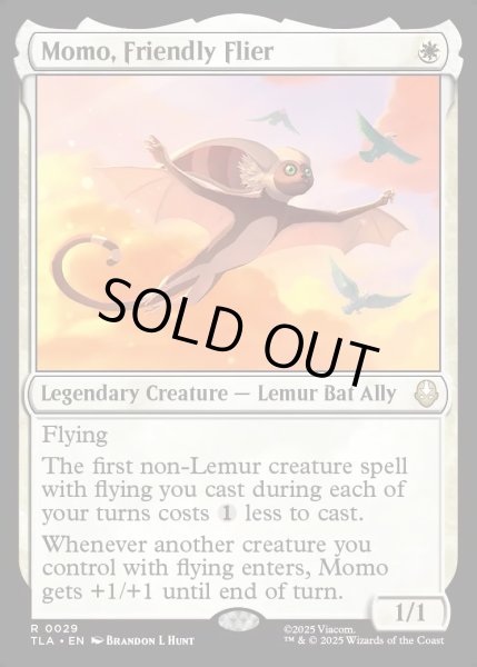 画像1: 【ENG】空飛ぶ友だち、モモ/Momo, Friendly Flier[MTG_TLA_0029_R] (1)