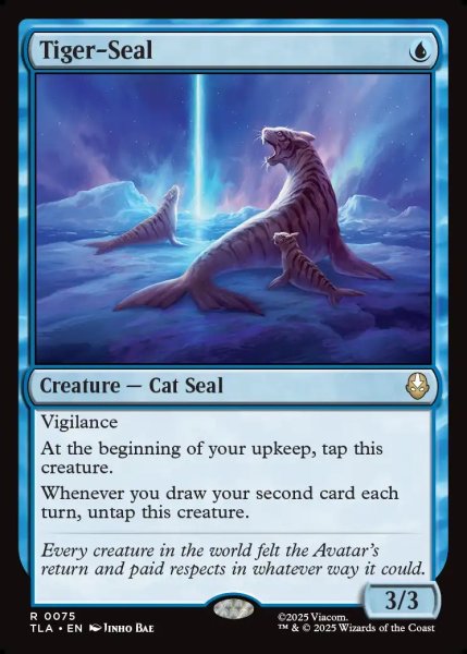 画像1: 【ENG】トラアザラシ/Tiger-Seal[MTG_TLA_0075_R] (1)