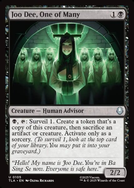 画像1: 【ENG】大勢のうちの一人、ジュー・ディー/Joo Dee, One of Many[MTG_TLA_0105_U] (1)