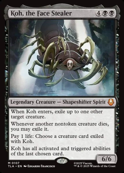 画像1: 【ENG】顔泥棒、コー/Koh, the Face Stealer[MTG_TLA_0107_M] (1)