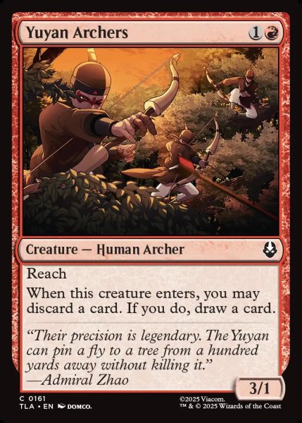 画像1: 【ENG】ユーヤン弓矢隊/Yuyan Archers[MTG_TLA_0161_C] (1)