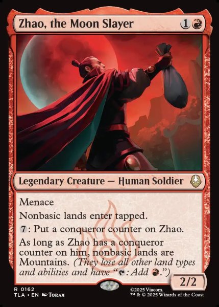 画像1: 【ENG】月殺し、ジャオ/Zhao, the Moon Slayer[MTG_TLA_0162_R] (1)