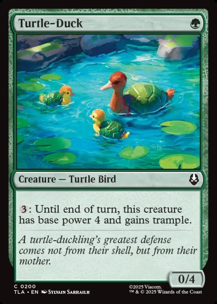 画像1: 【ENG】カメアヒル/Turtle-Duck[MTG_TLA_0200_C] (1)