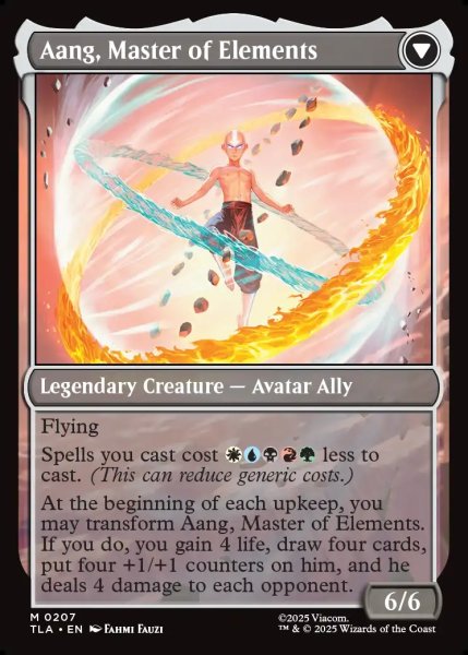 画像2: 【ENG】アバター・アン/根源の達人、アン/Avatar Aang/Aang, Master of Elements[MTG_TLA_0207_M] (2)