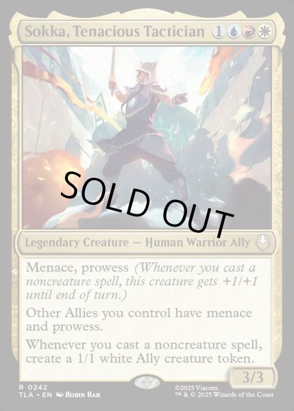 画像1: 【ENG】諦めない戦術家、サカ/Sokka, Tenacious Tactician[MTG_TLA_0242_R] (1)