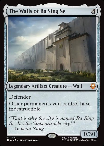 画像1: 【ENG】バーシンセーの城壁/The Walls of Ba Sing Se[MTG_TLA_0261_M] (1)