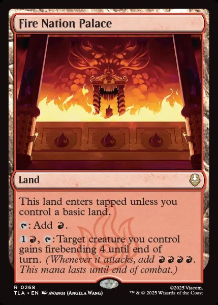 画像1: 【ENG】火の国の宮殿/Fire Nation Palace[MTG_TLA_0268_R] (1)