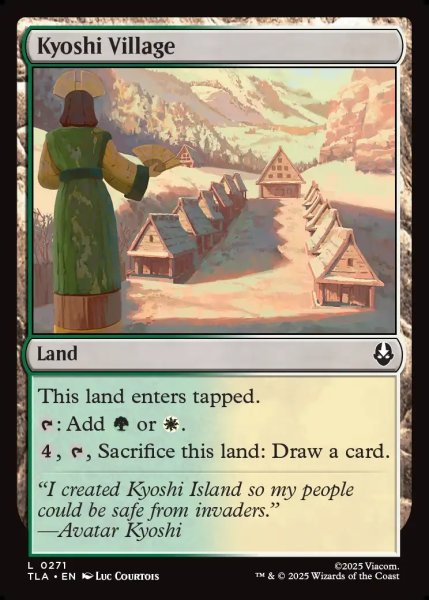 画像1: 【ENG】キヨシ村/Kyoshi Village[MTG_TLA_0271_C] (1)