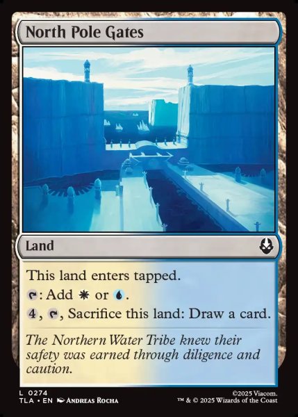 画像1: 【ENG】北極の門/North Pole Gates[MTG_TLA_0274_C] (1)