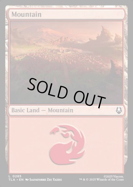 画像1: 【ENG】山/Mountain[MTG_TLA_0285_C] (1)