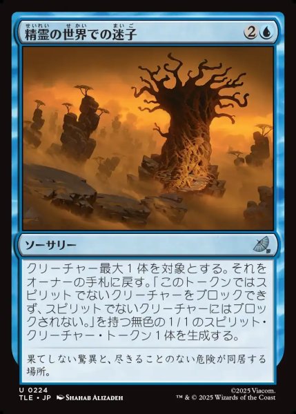 画像1: 【JPN】精霊の世界での迷子/Lost in the Spirit World[MTG_TLE_0224_U] (1)