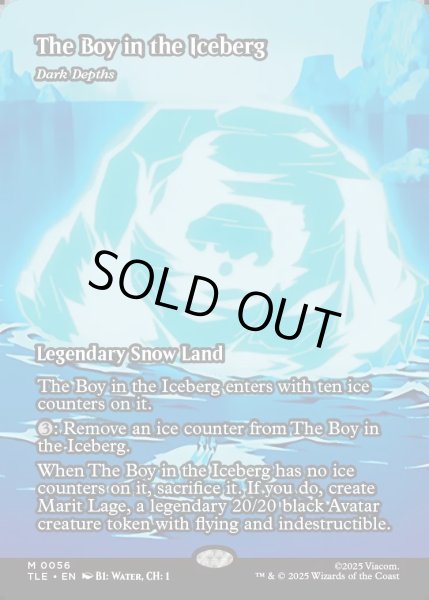 画像1: 【ENG】氷に閉じ込められた少年(暗黒の深部)/The Boy in the Iceberg(Dark Depths)[MTG_TLE_0056_M] (1)