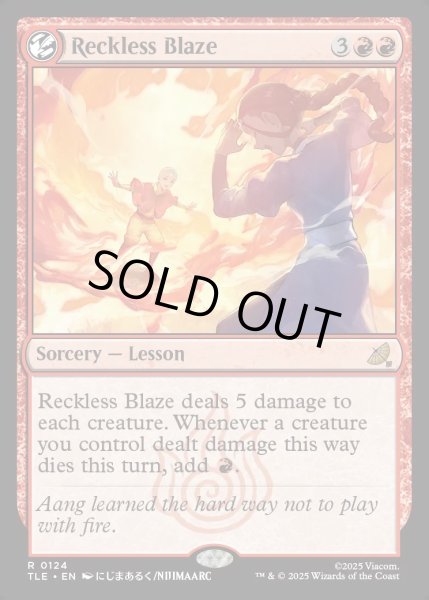 画像1: 【ENG】見境のない猛火/Reckless Blaze[MTG_TLE_0124_R] (1)