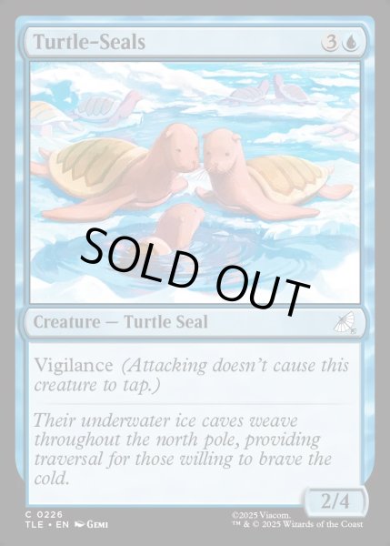 画像1: 【ENG】セイウチガメ/Turtle-Seals[MTG_TLE_0226_C] (1)