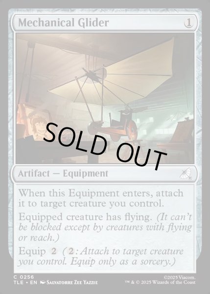画像1: 【ENG】機械仕掛けのグライダー/Mechanical Glider[MTG_TLE_0256_C] (1)