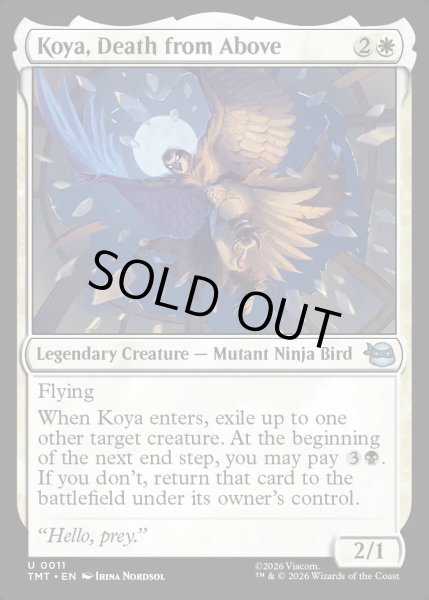 画像1: 【ENG】舞い降りる死神、コウヤ/Koya, Death from Above[MTG_TMT_0011_U] (1)