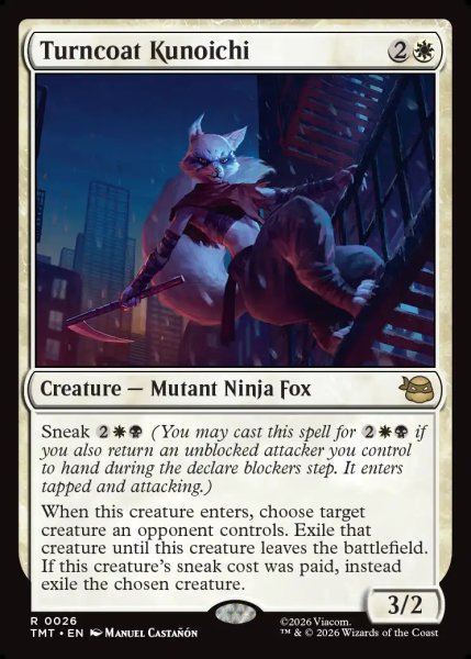 画像1: 【ENG】裏切りのくノ一/Turncoat Kunoichi[MTG_TMT_0026_R] (1)