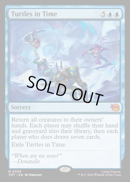 画像1: 【ENG】時を駆けるタートルズ/Turtles in Time[MTG_TMT_0055_M] (1)