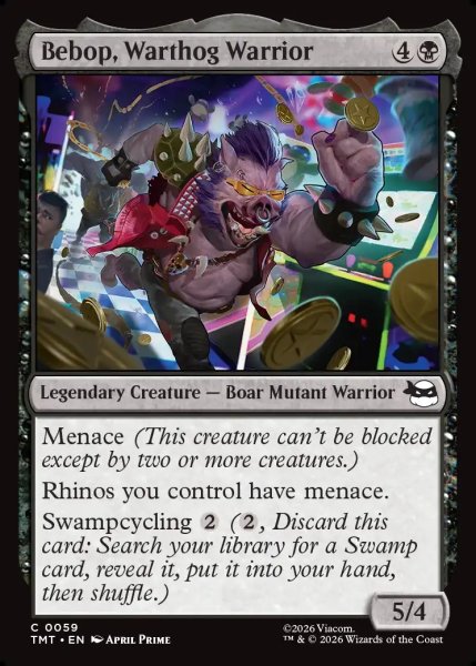 画像1: 【ENG】イボイノシシの猛者、ビーバップ/Bebop, Warthog Warrior[MTG_TMT_0059_C] (1)
