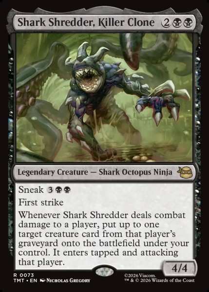 画像1: 【ENG】殺し屋クローン、シャークシュレッダー/Shark Shredder, Killer Clone[MTG_TMT_0073_R] (1)