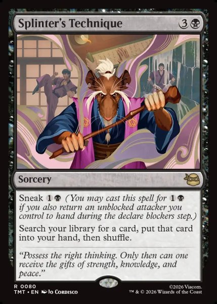 画像1: 【ENG】スプリンターの奥義/Splinter's Technique[MTG_TMT_0080_R] (1)