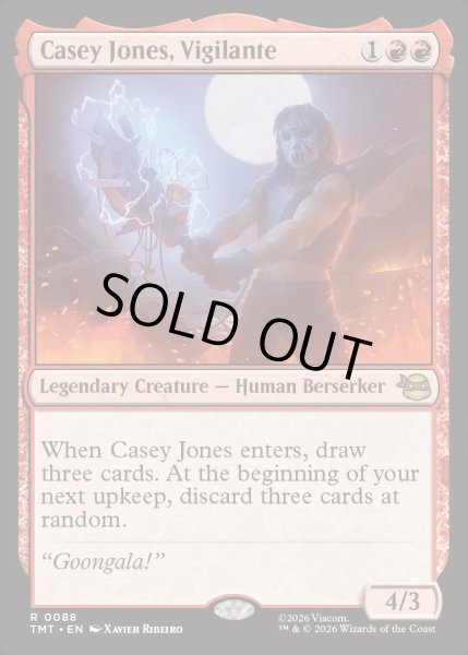 画像1: 【ENG】ヴィジランテ、ケイシー・ジョーンズ/Casey Jones, Vigilante[MTG_TMT_0088_R] (1)