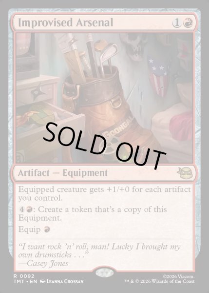 画像1: 【ENG】寄せ集めの武器/Improvised Arsenal[MTG_TMT_0092_R] (1)