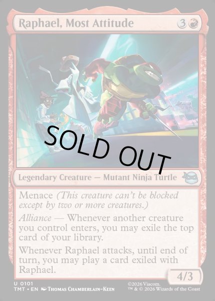 画像1: 【ENG】生意気番長、ラファエロ/Raphael, Most Attitude[MTG_TMT_0101_U] (1)